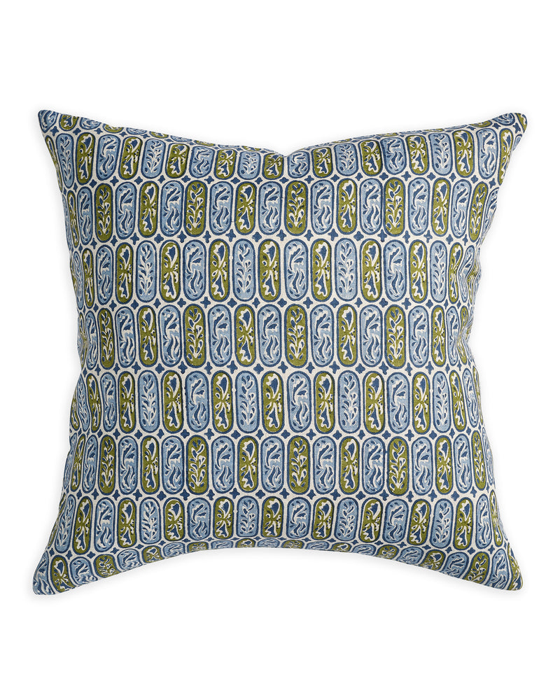 Carezza Moss Azure Cushion
