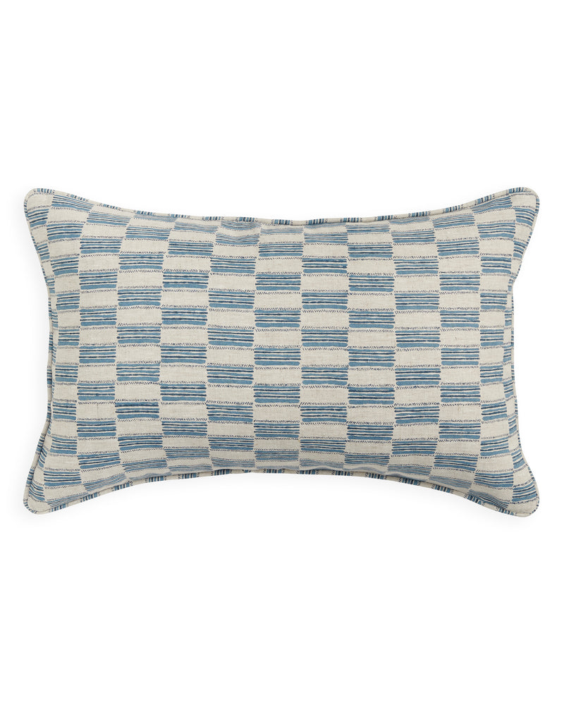 Lagos Azure Rectangle Cushion