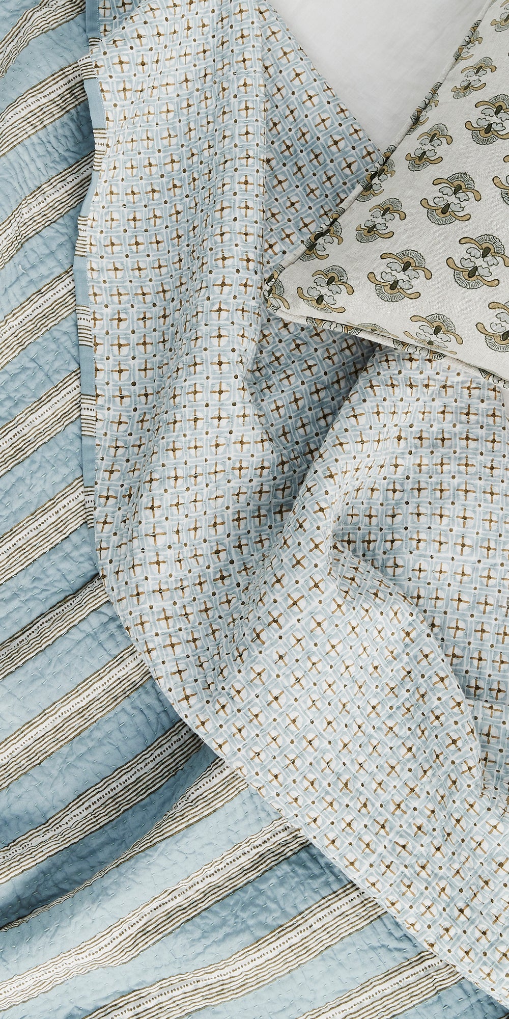 Berber Celadon Quilt in - Quilts - Walter G Australia