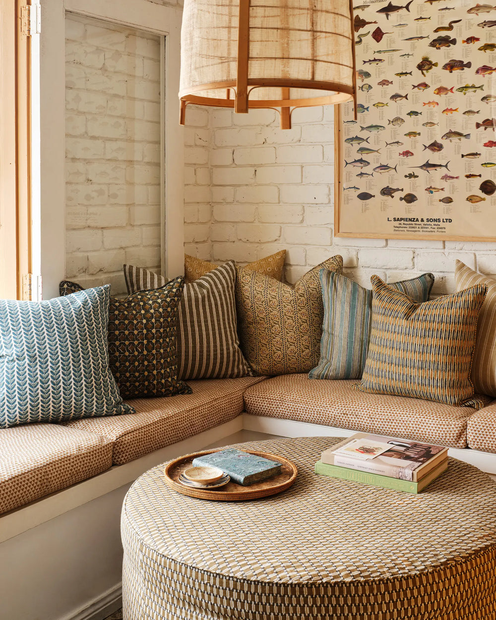 Oaxaca Khaki Cushion