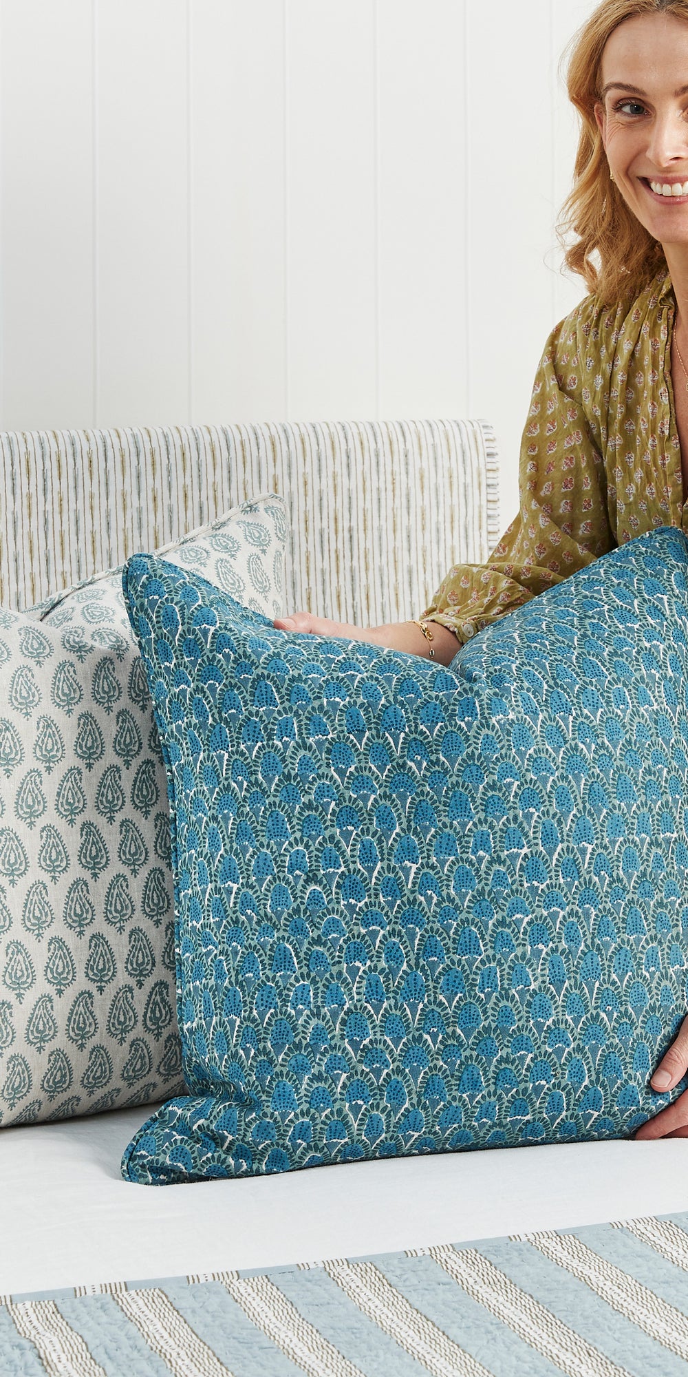 Scopello Suzani Cushion in - Cushions - Walter G Australia