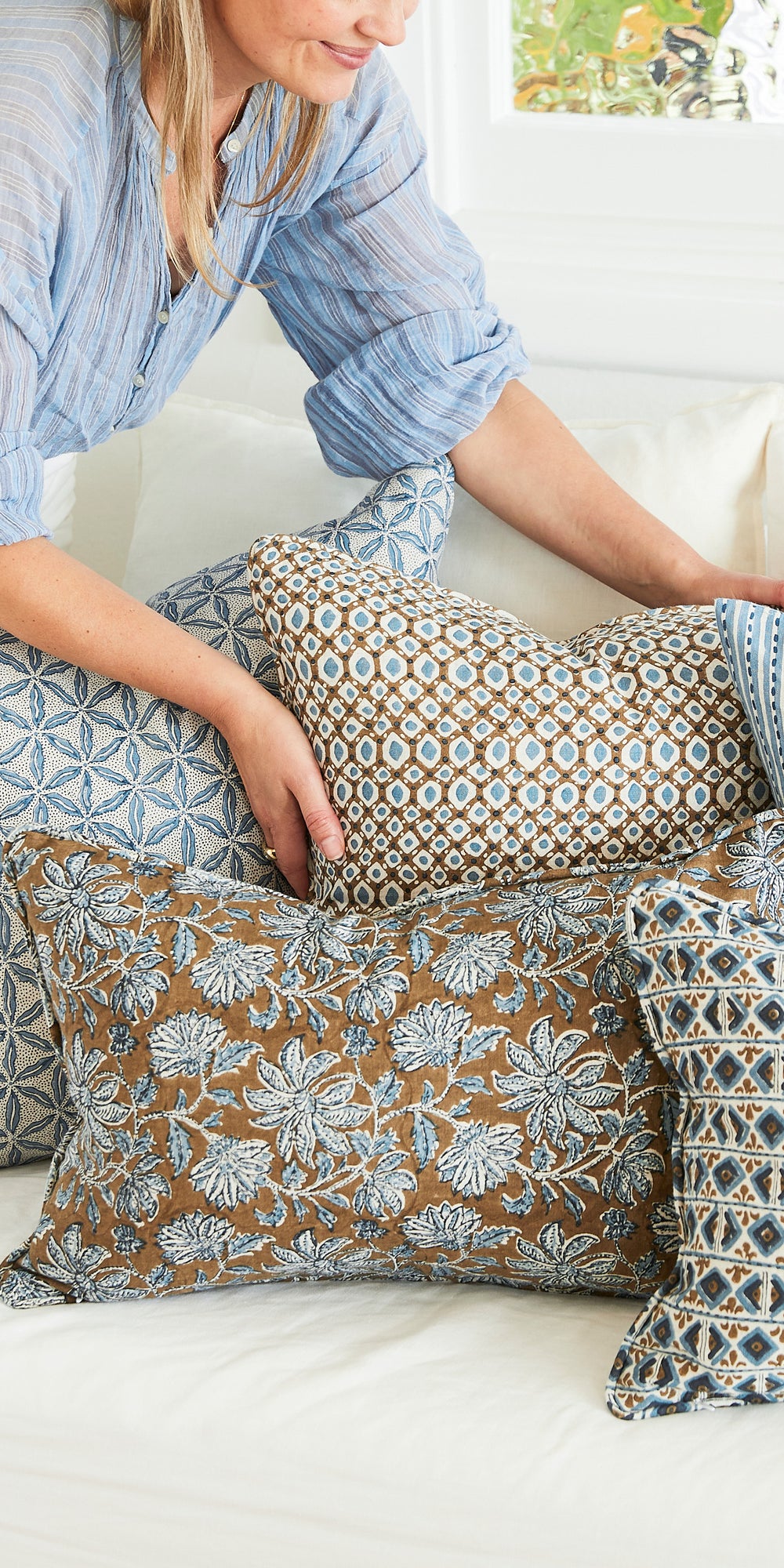 Zhao Tobacco Cushion in - Cushions - Walter G Australia