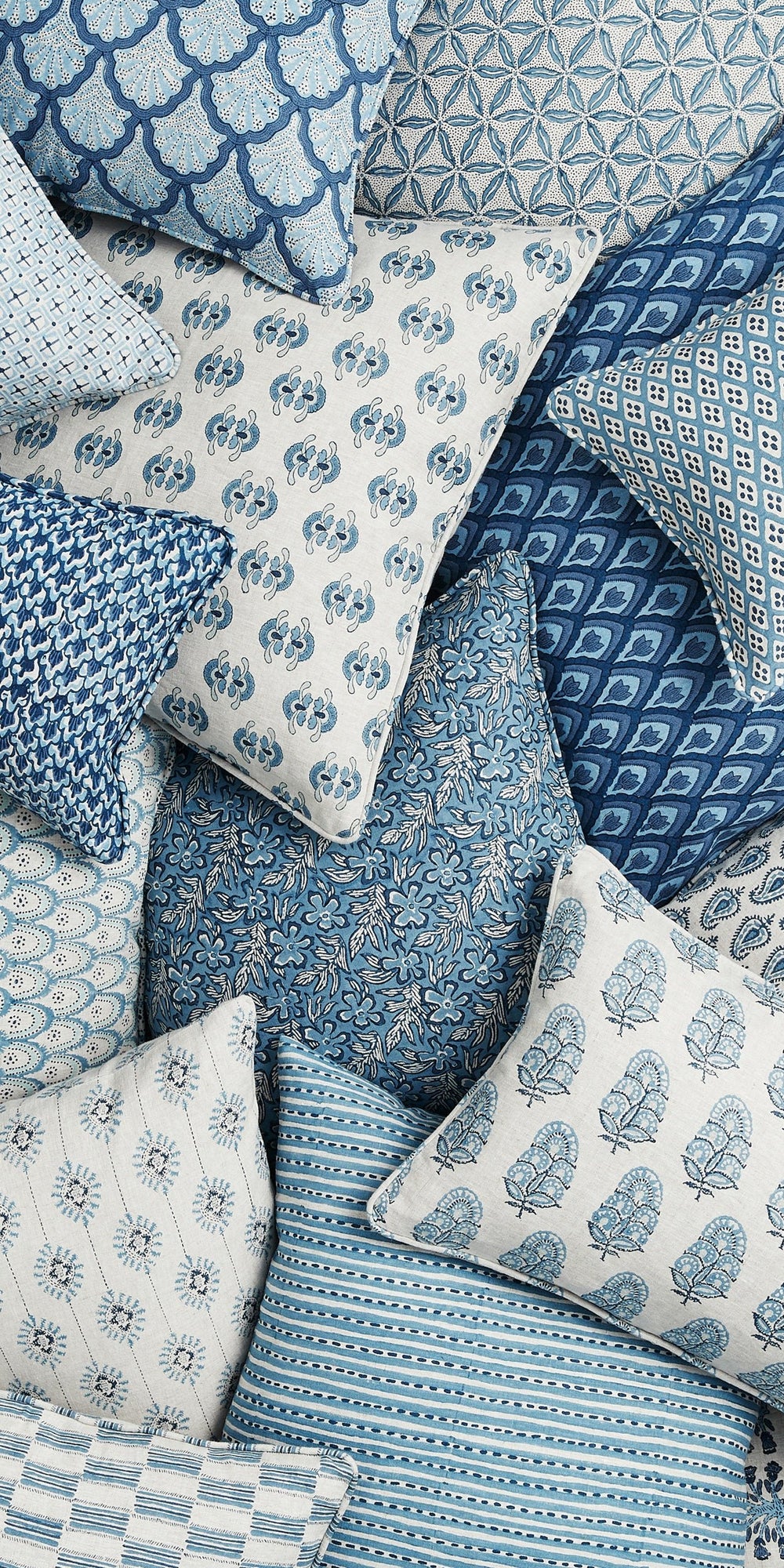 Orvietto Azure Cushion in - Cushions - Walter G Australia