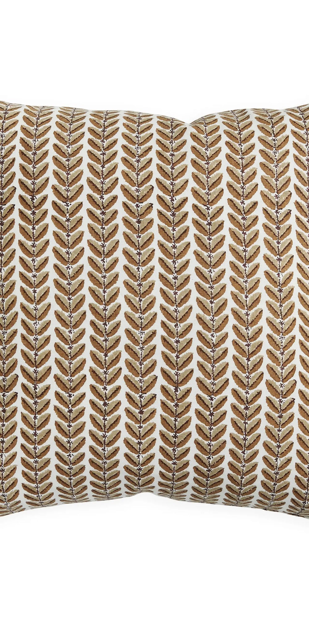 Benaki Toffee linen cushion 50x50cm
