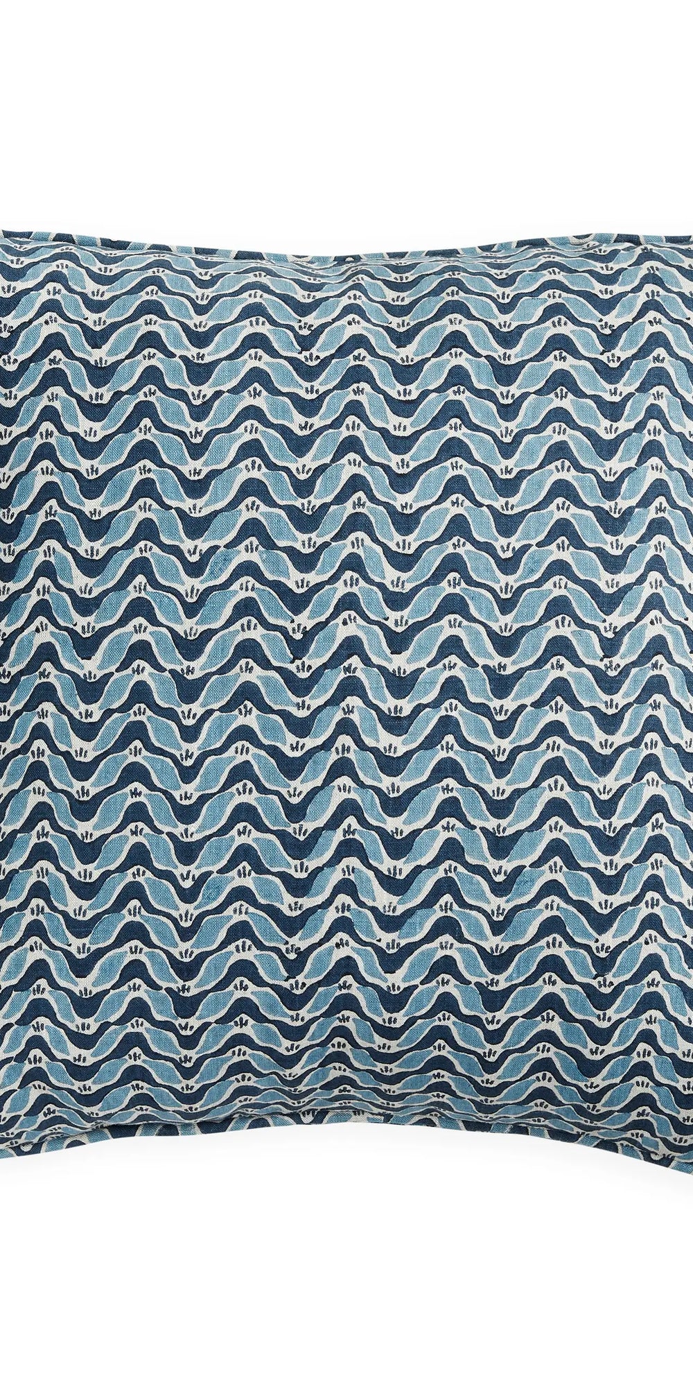 Mariposa Azure linen cushion 50x50cm
