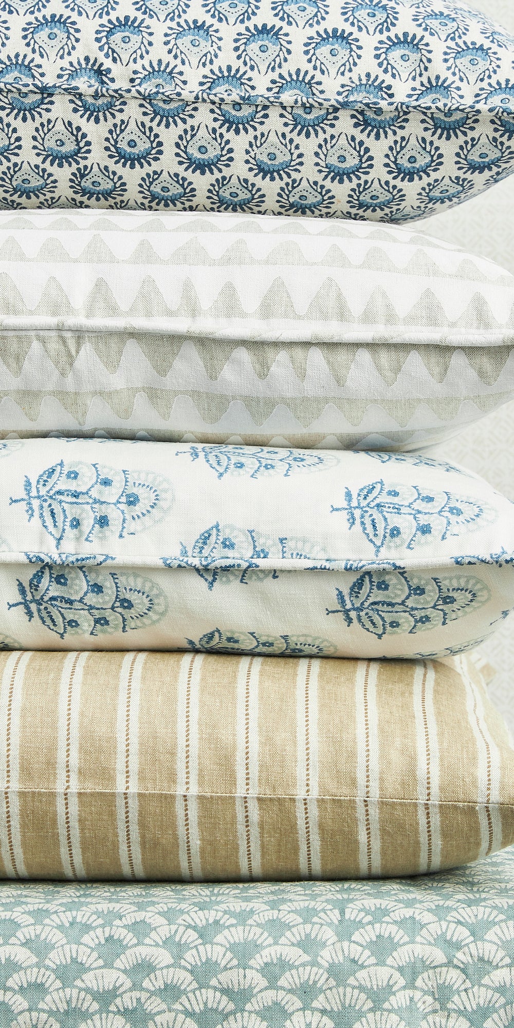 Pyramids Chalk Cushion in - Cushions - Walter G Australia