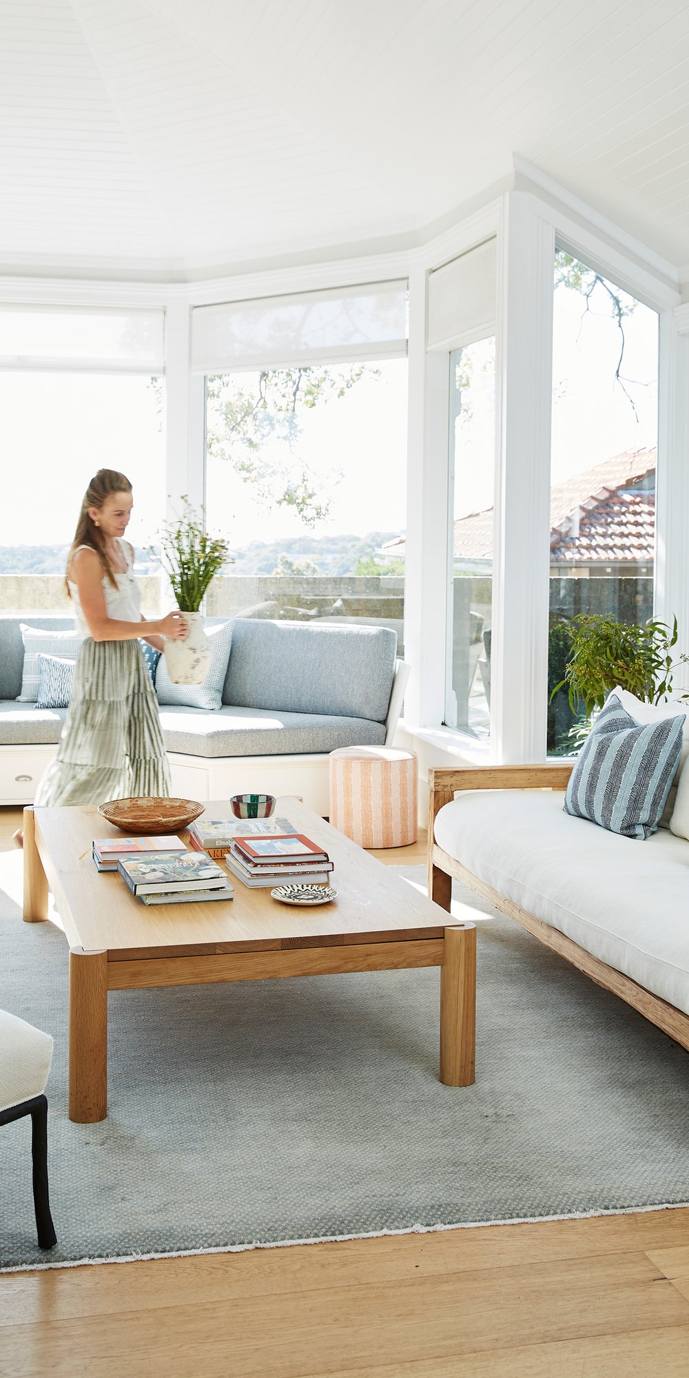 Huts Mineral Outdoor Cushion in - Cushions - Walter G Australia