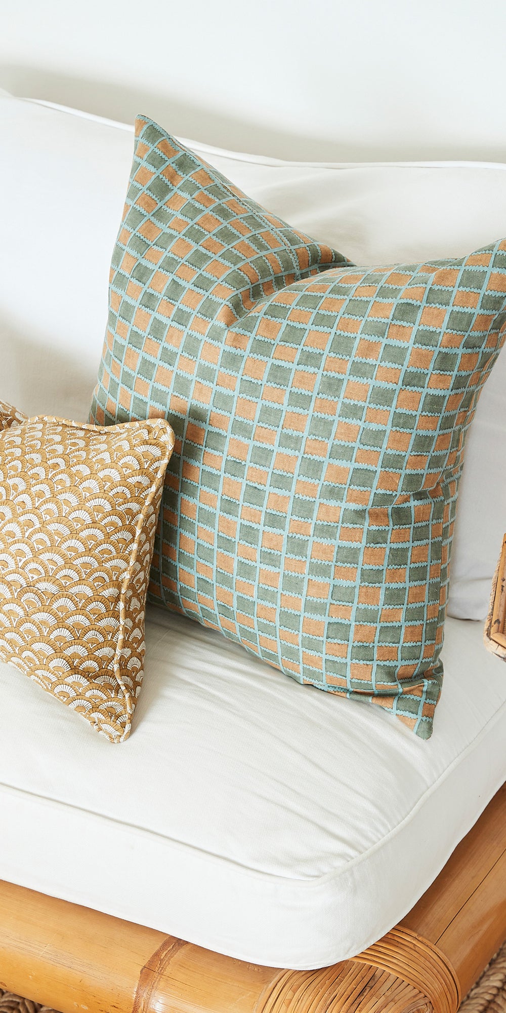 Rinella Saffron Cushion in - Cushions - Walter G Australia