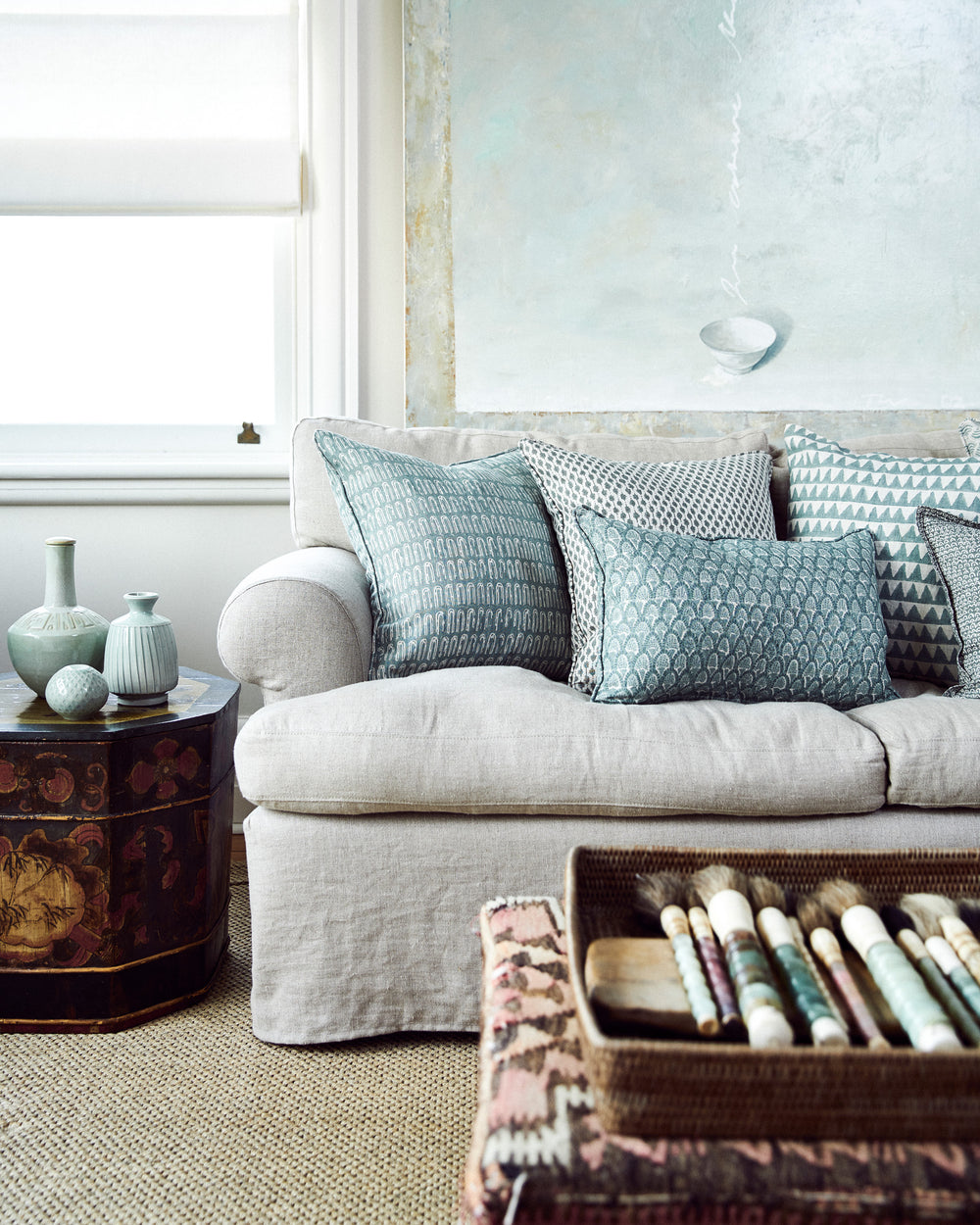Scopello Celadon Cushion