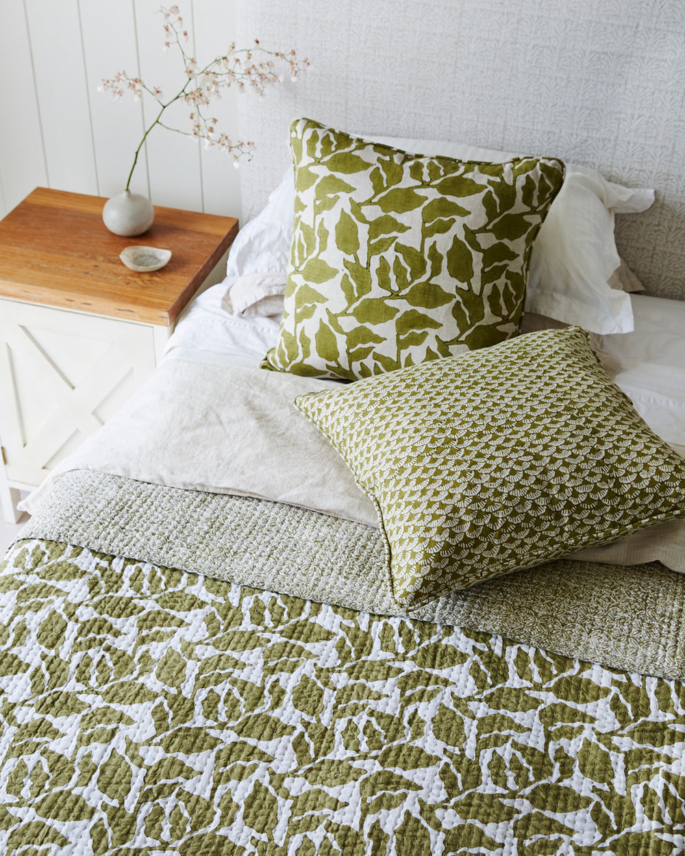 Flores Moss Cushion