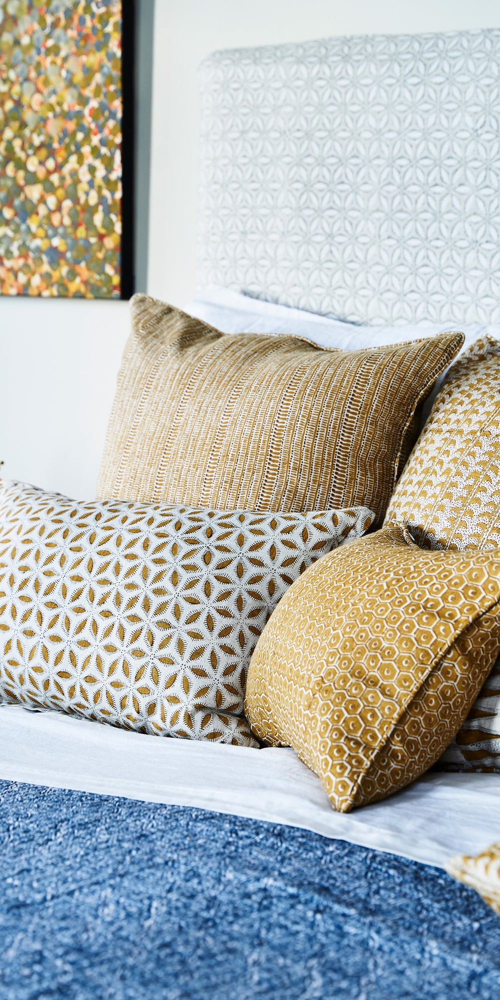 Tangier Saffron Cushion in - Cushions - Walter G Australia