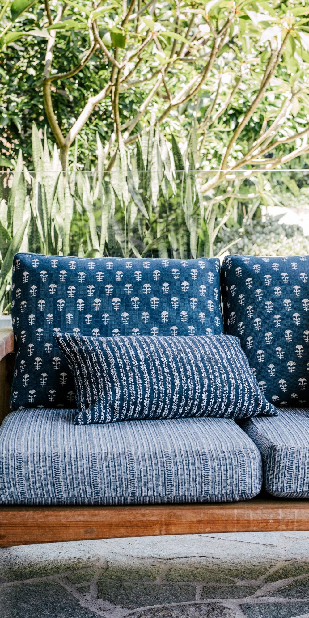 Huts Atlantic Outdoor Cushion in - Cushions - Walter G Australia