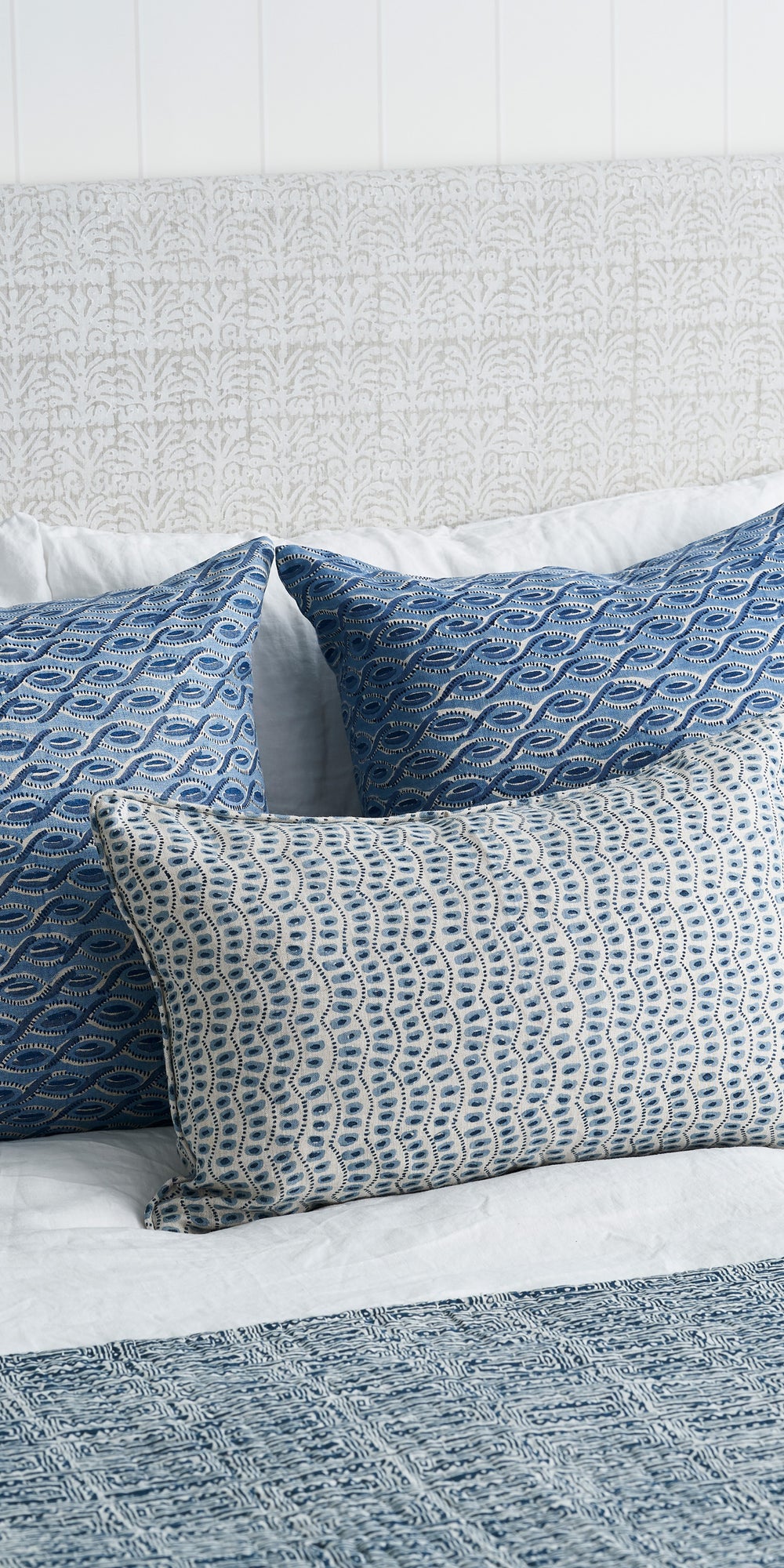Amulet Azure Cushion in - Cushions - Walter G Australia