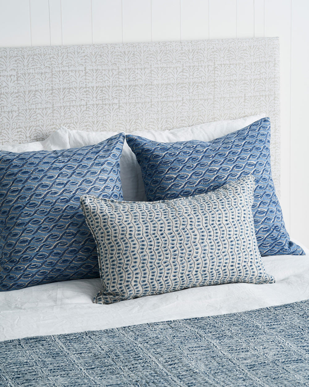Amulet Azure Cushion in - Cushions - Walter G Australia