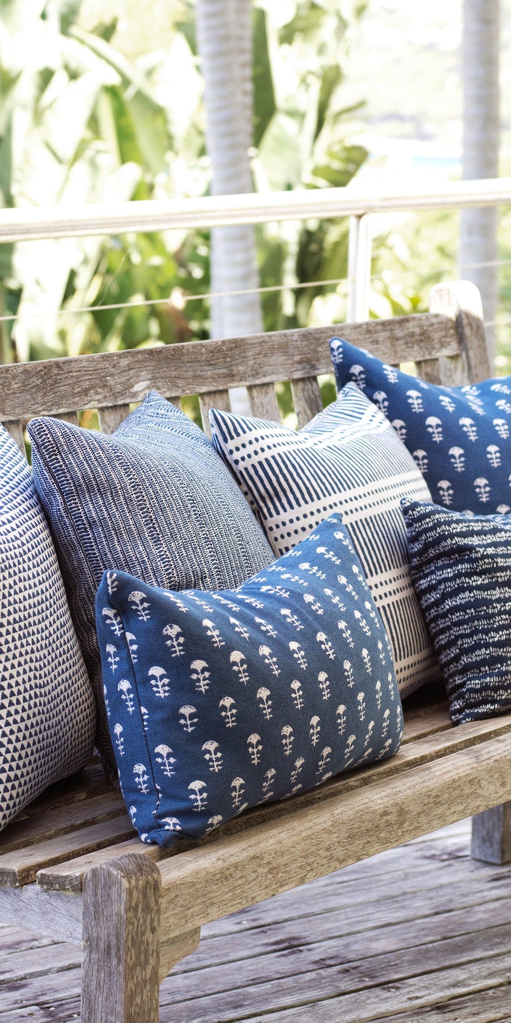 Dash Dot Atlantic Outdoor Cushion in - Cushions - Walter G Australia