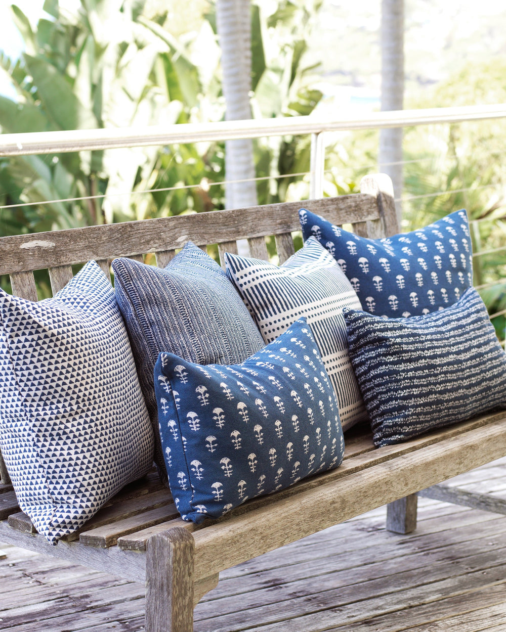Dash Dot Atlantic Outdoor Cushion in - Cushions - Walter G Australia