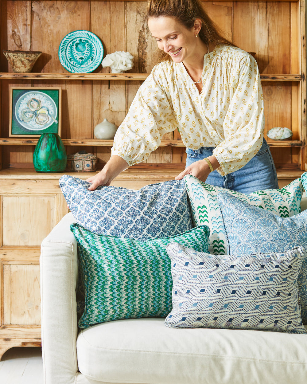 Bengal Azure Cushion