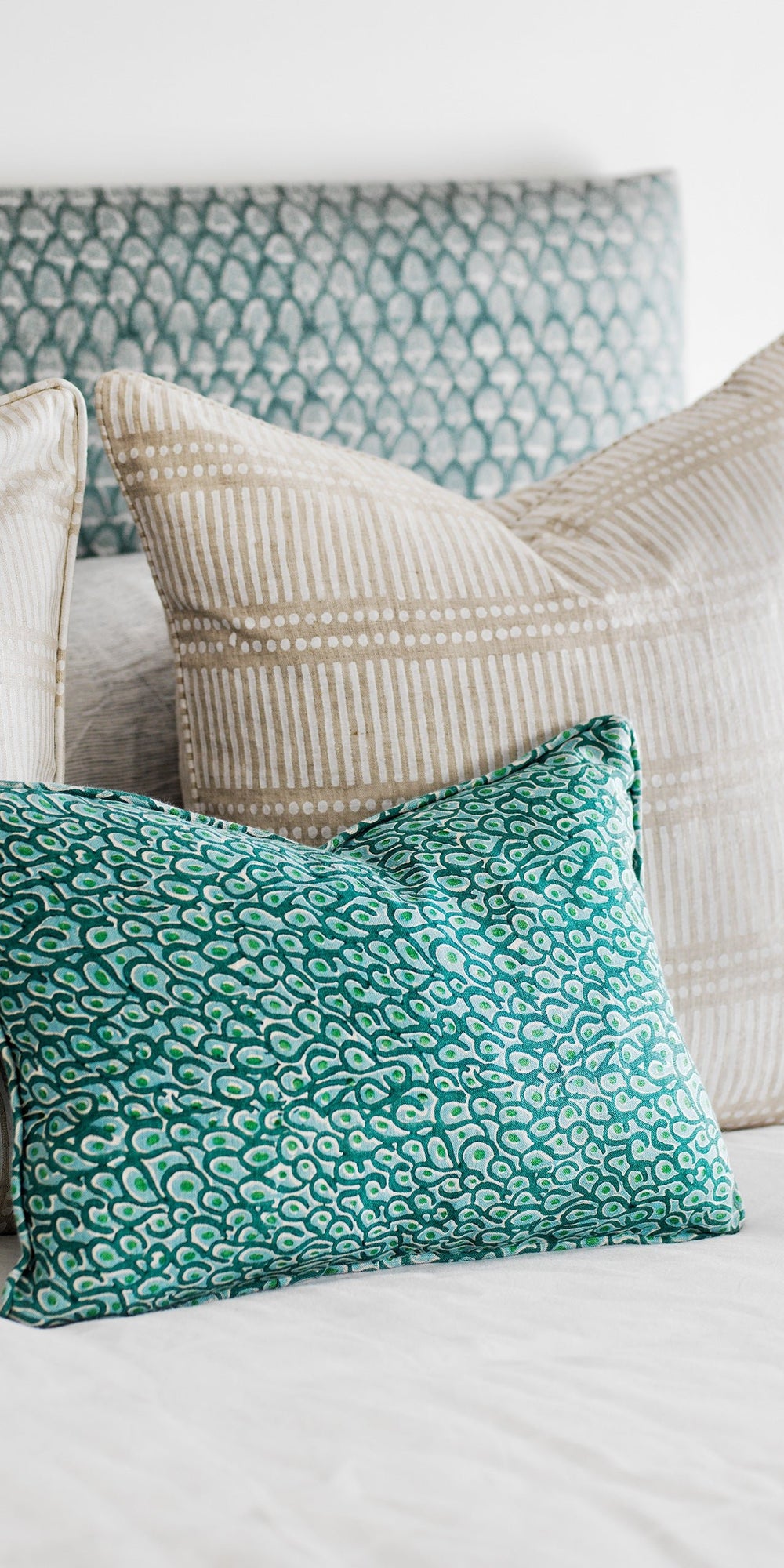 Dash Dot Chalk Cushion in - Cushions - Walter G Australia