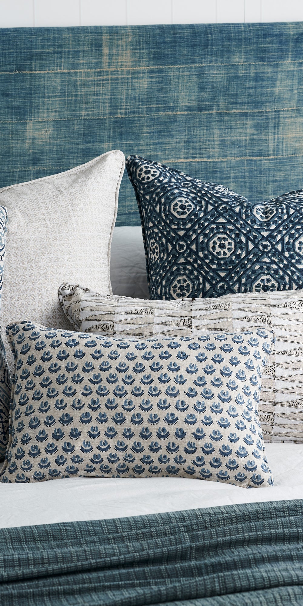 Jaisalmer Denim Cushion in - Cushions - Walter G Australia