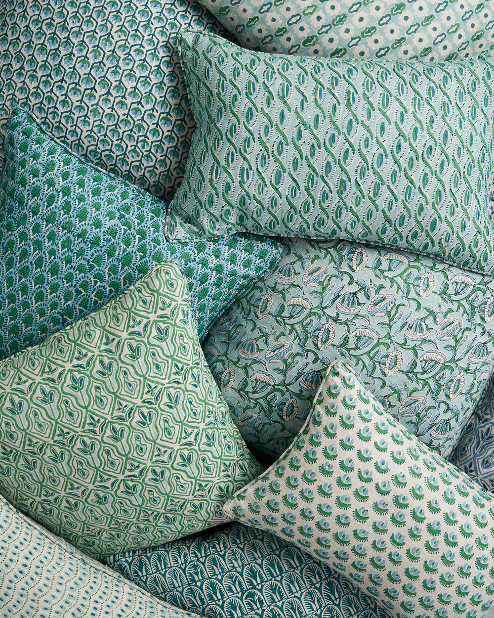 Marbella Emerald Cushion in - Cushions - Walter G Australia