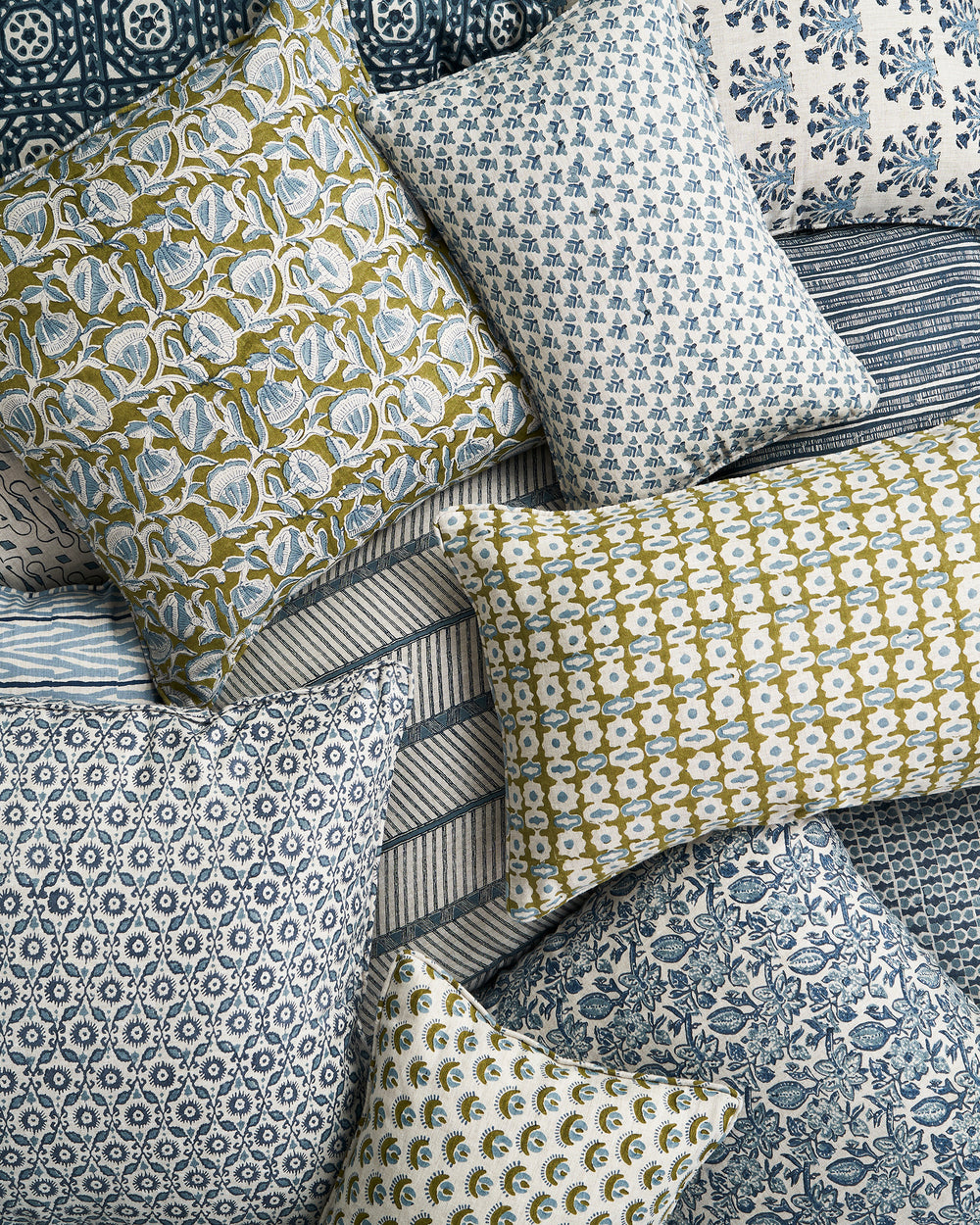 Suzani Azure Cushion