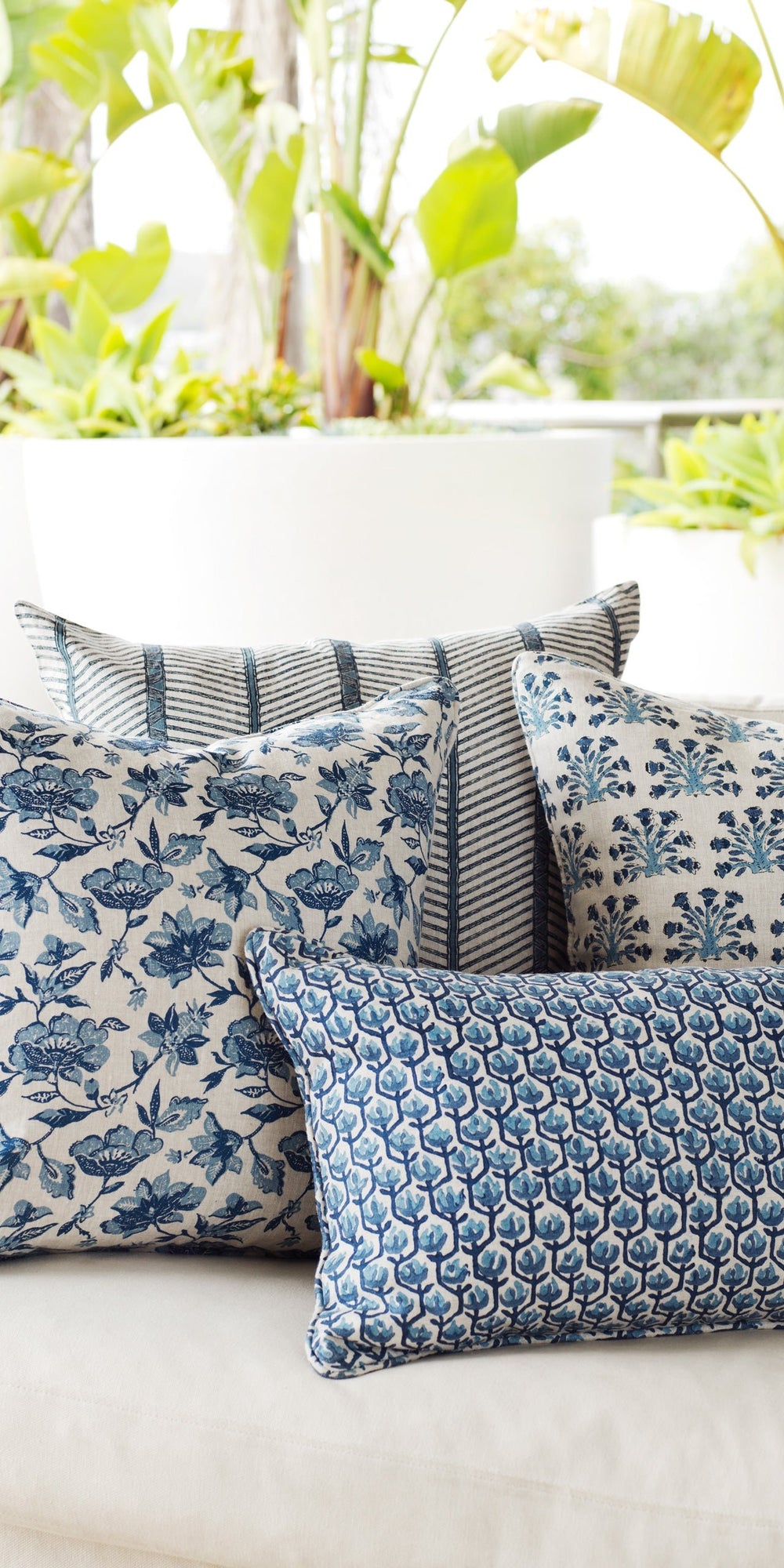 Hermosa Riviera Cushion in - Cushions - Walter G Australia