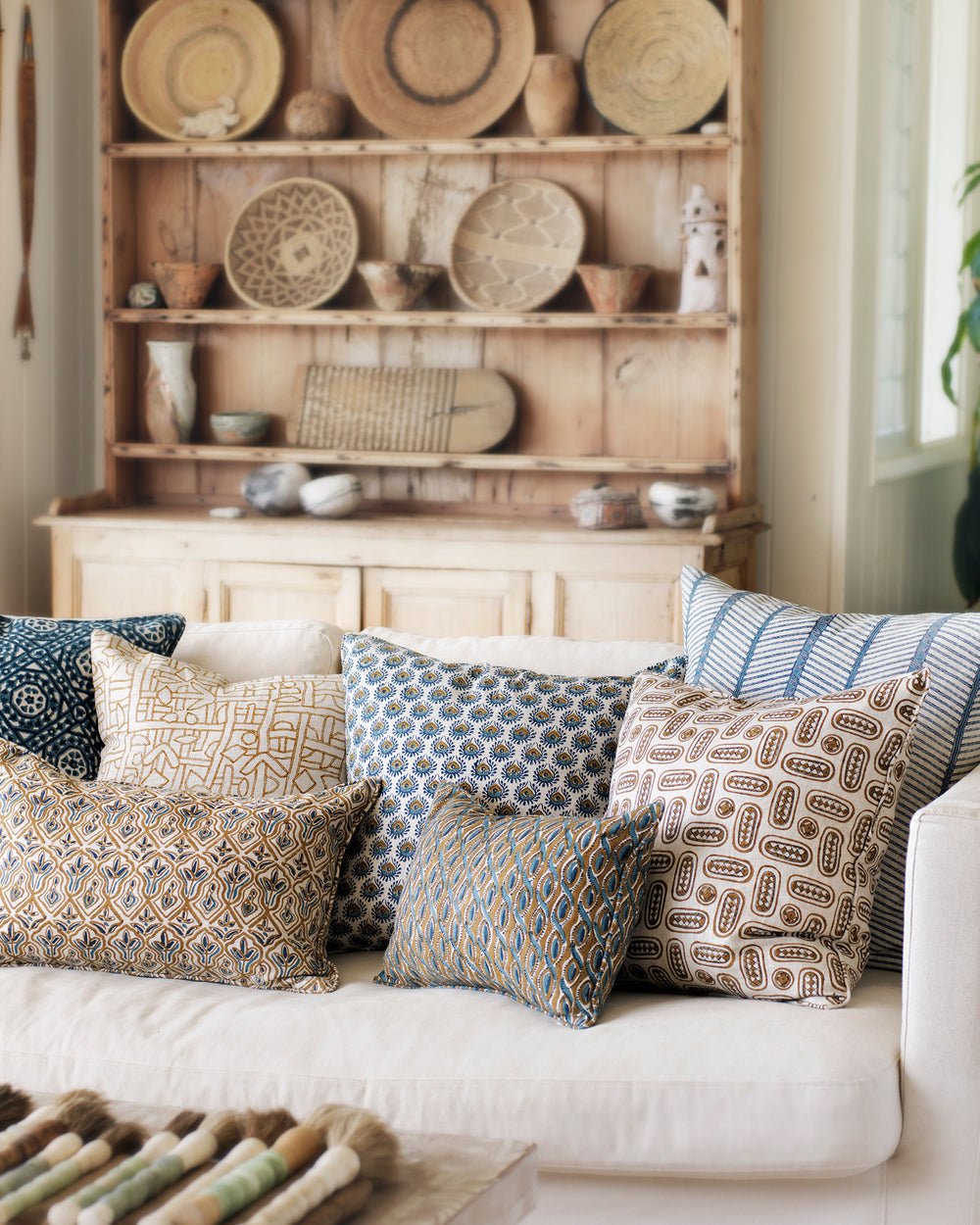 Jaisalmer Denim Cushion