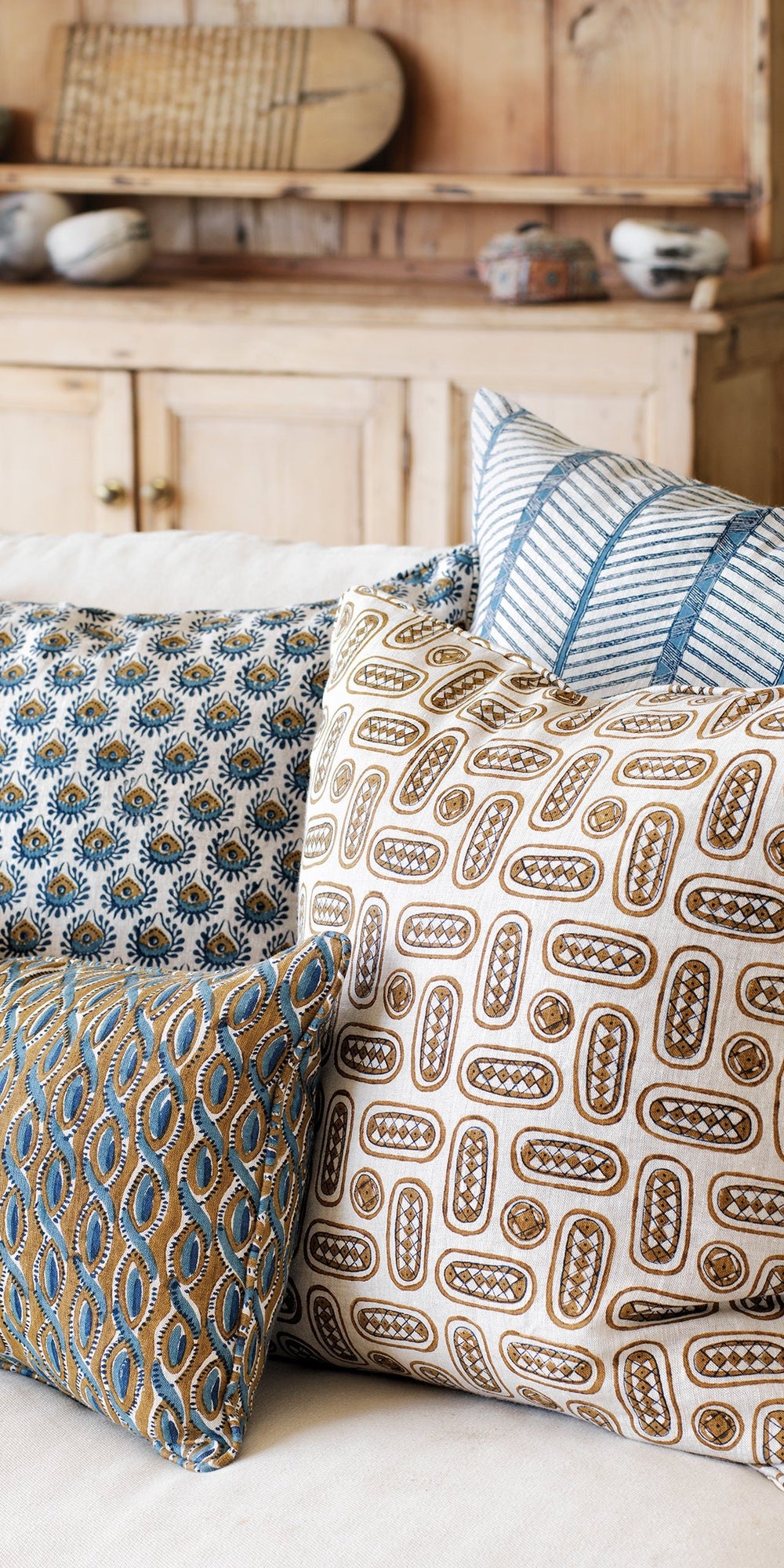 Lyon Tobacco Cushion in - Cushions - Walter G Australia