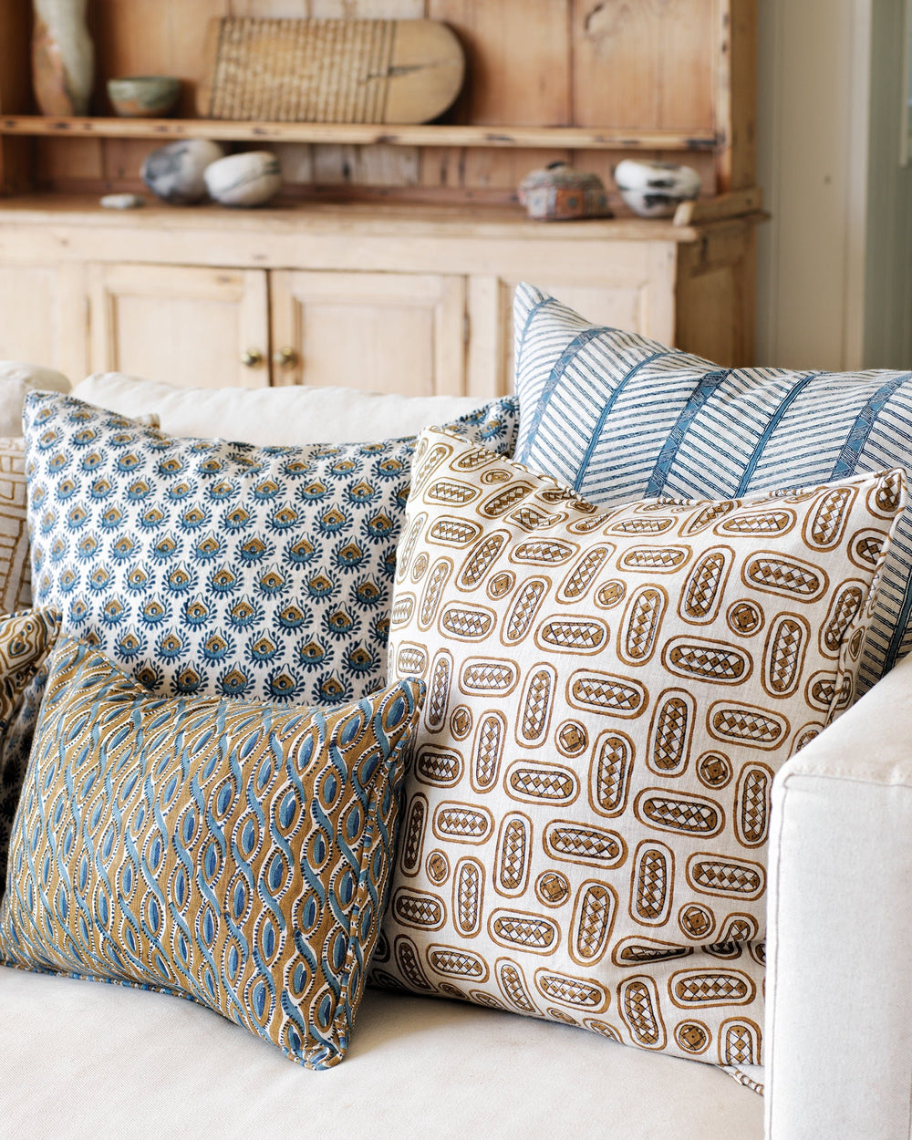 Lyon Tobacco Cushion in - Cushions - Walter G Australia