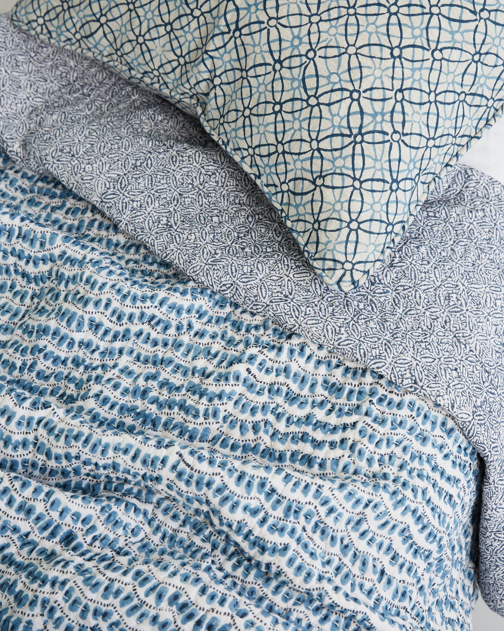 Koshi Azure Cushion in - Cushions - Walter G Australia