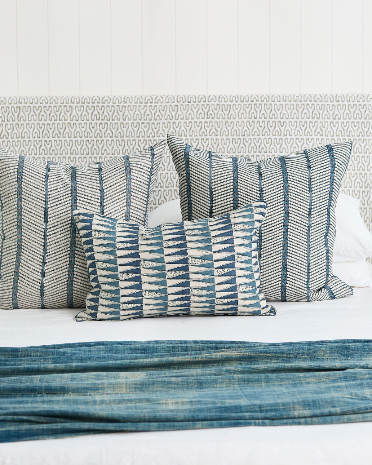 Tangier Denim Cushion