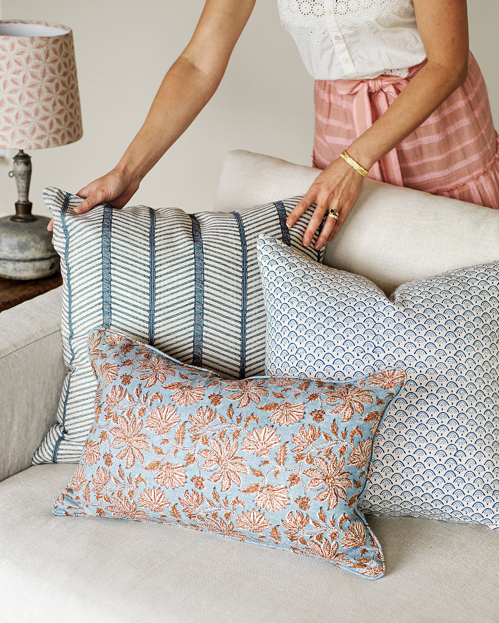 Zanzibar Azure Cushion