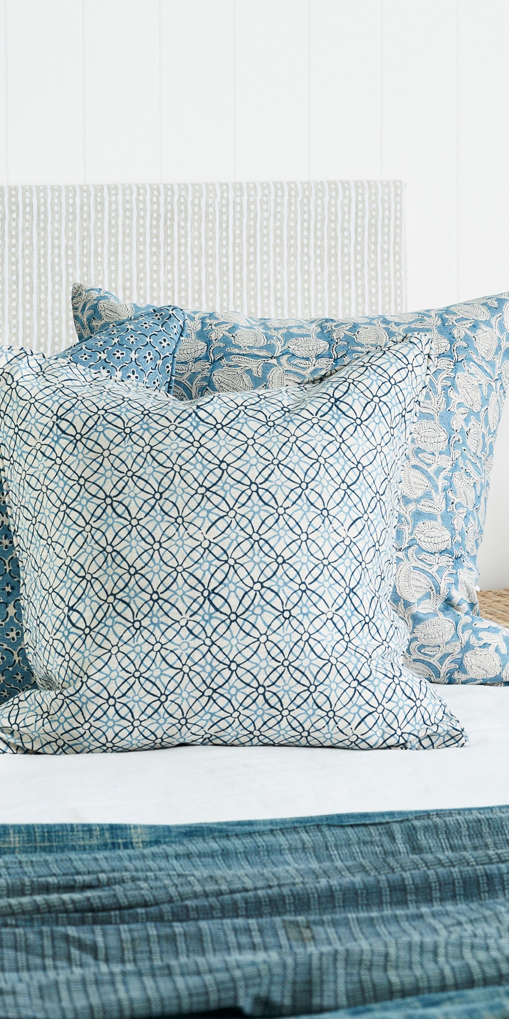 Marbella Azure Cushion in - Cushions - Walter G Australia