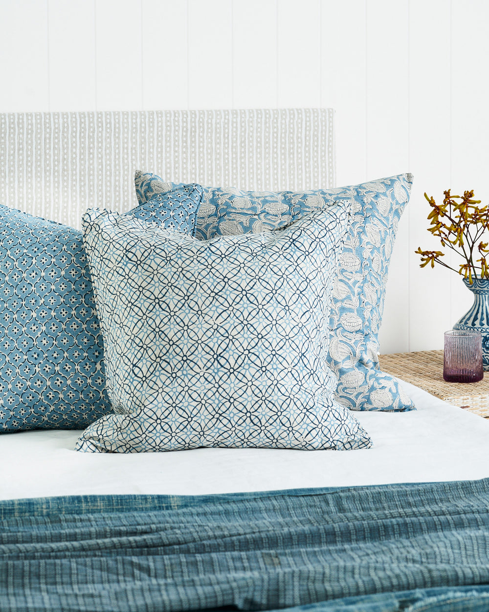 Marbella Azure Cushion