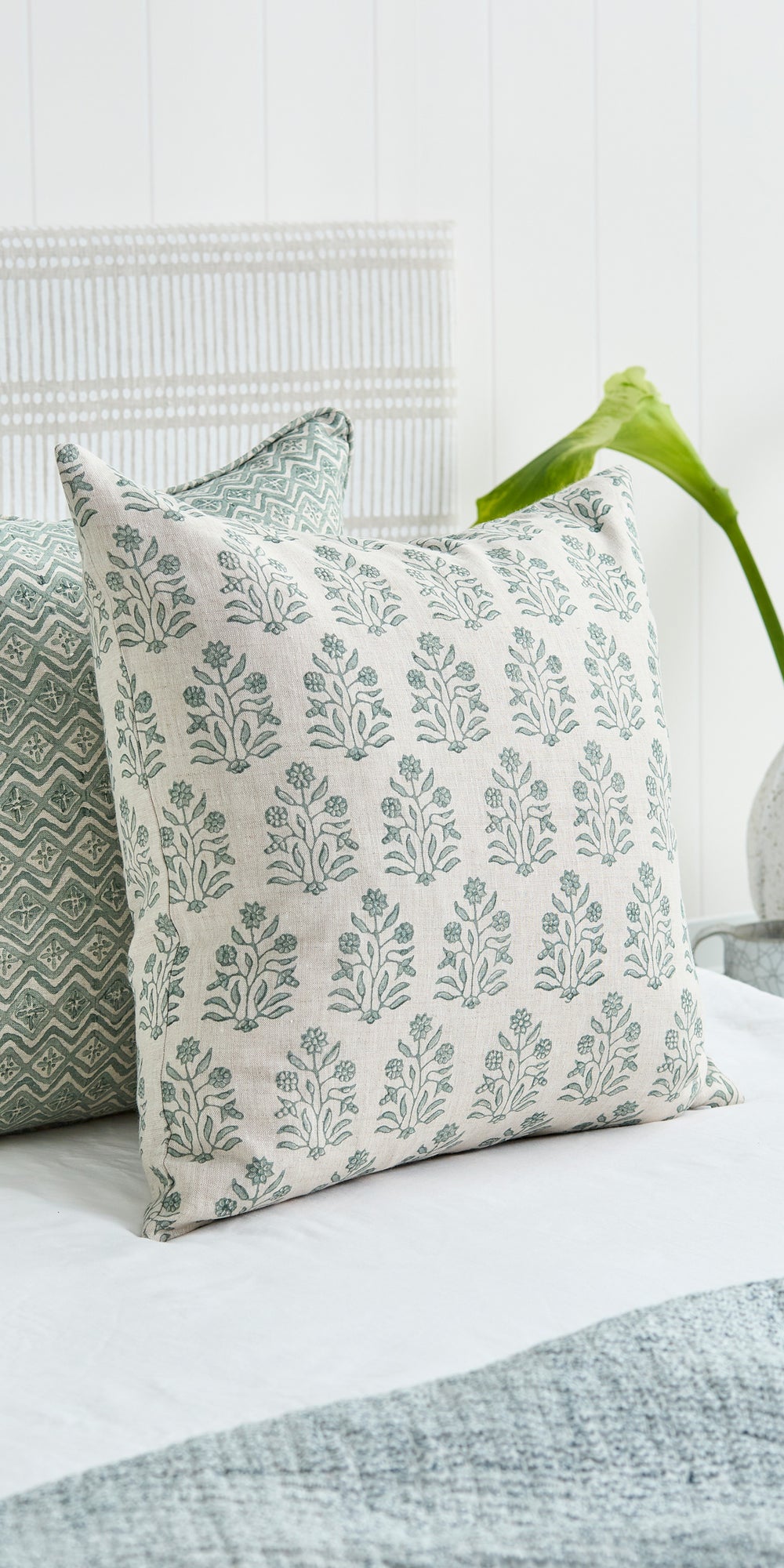 Amer Celadon Cushion in - Cushions - Walter G Australia
