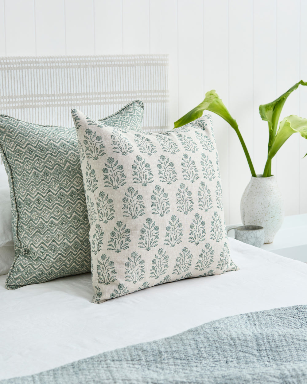 Amer Celadon Cushion in - Cushions - Walter G Australia