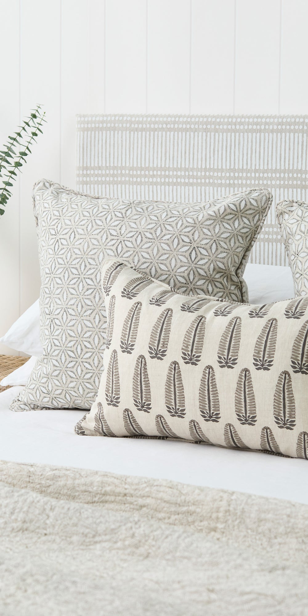 Akola Mud Cushion in - Cushions - Walter G Australia