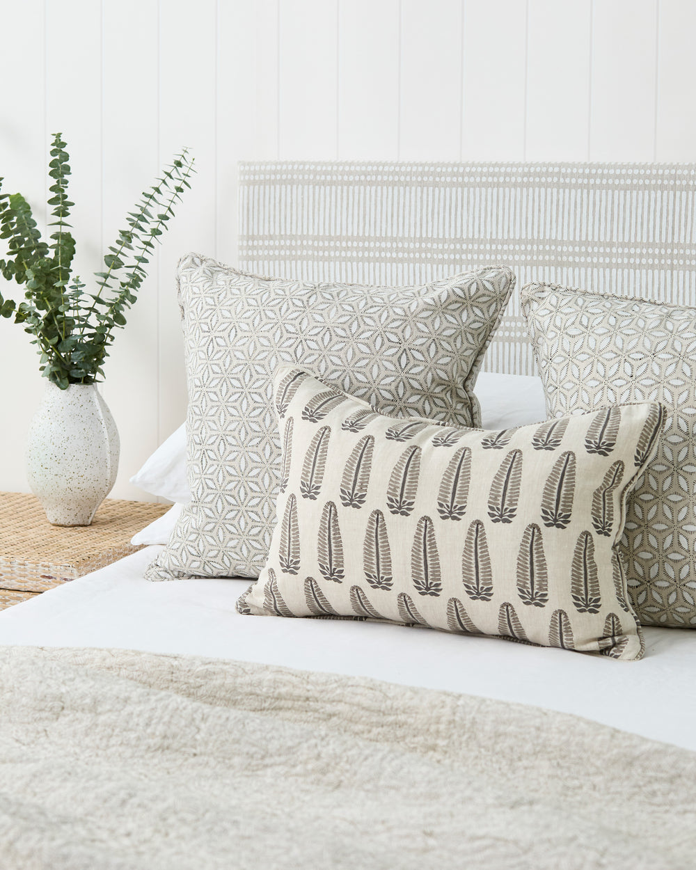 Akola Mud Cushion in - Cushions - Walter G Australia