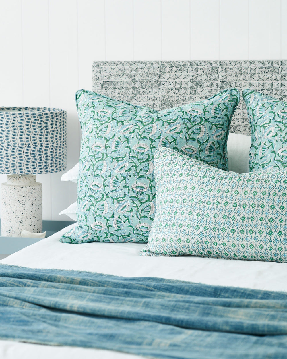 Marbella Emerald Cushion in - Cushions - Walter G Australia