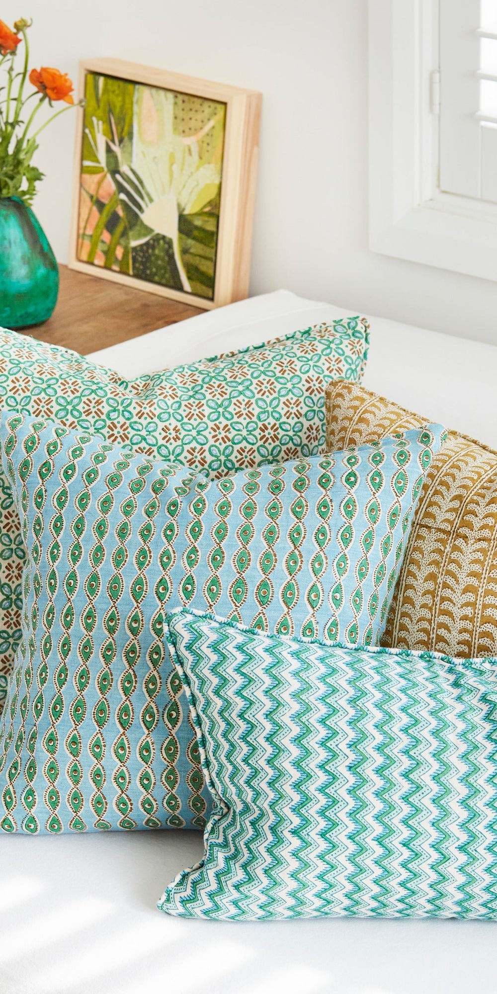 Sochi Emerald Cushion in - Cushions - Walter G Australia