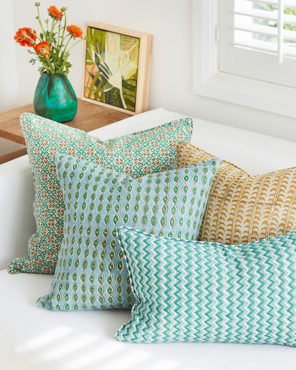 Sochi Emerald Cushion