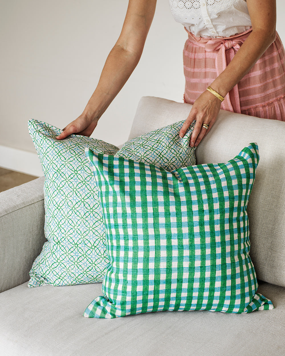 Koshi Emerald Cushion