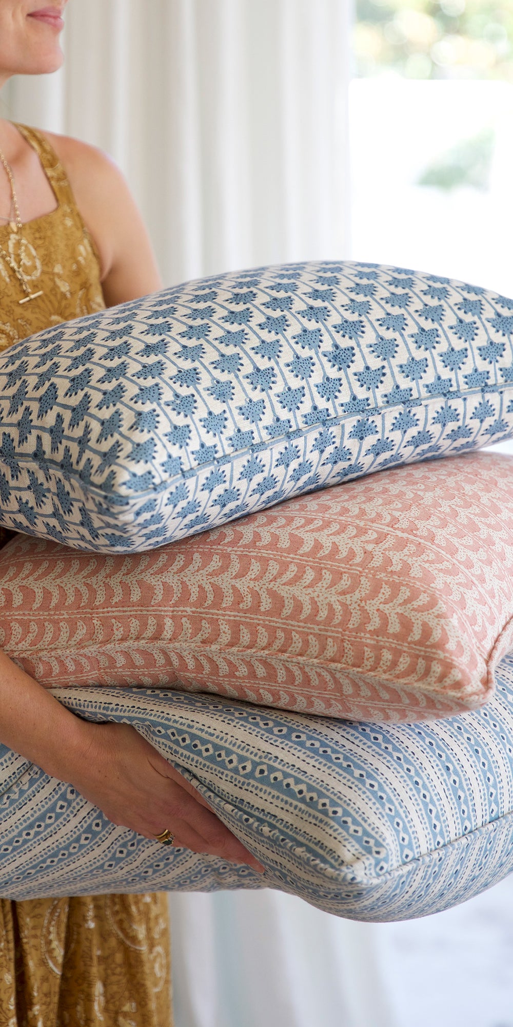 Luxor Guava Cushion in - Cushions - Walter G Australia