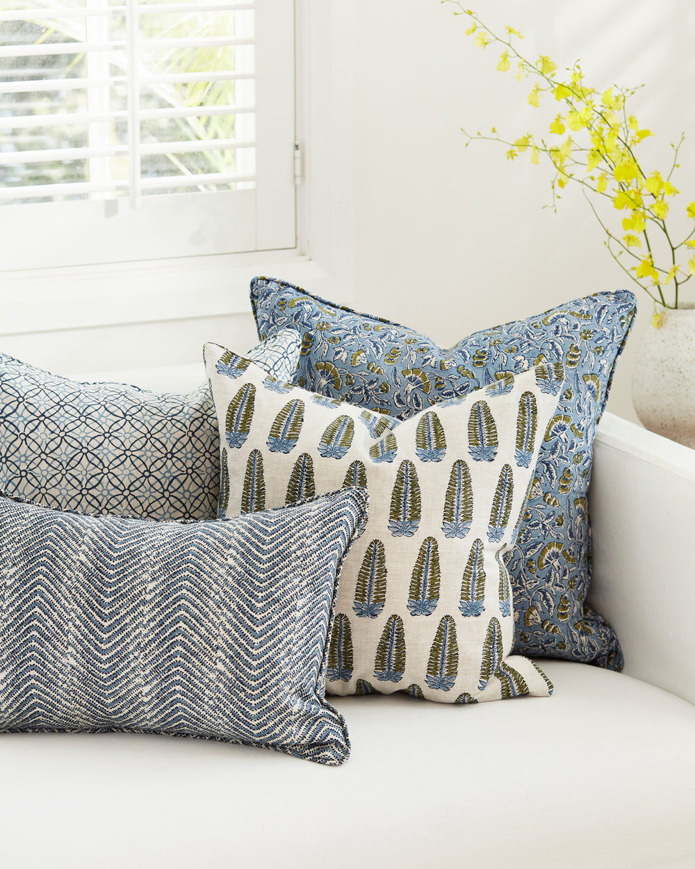 Koshi Azure Cushion