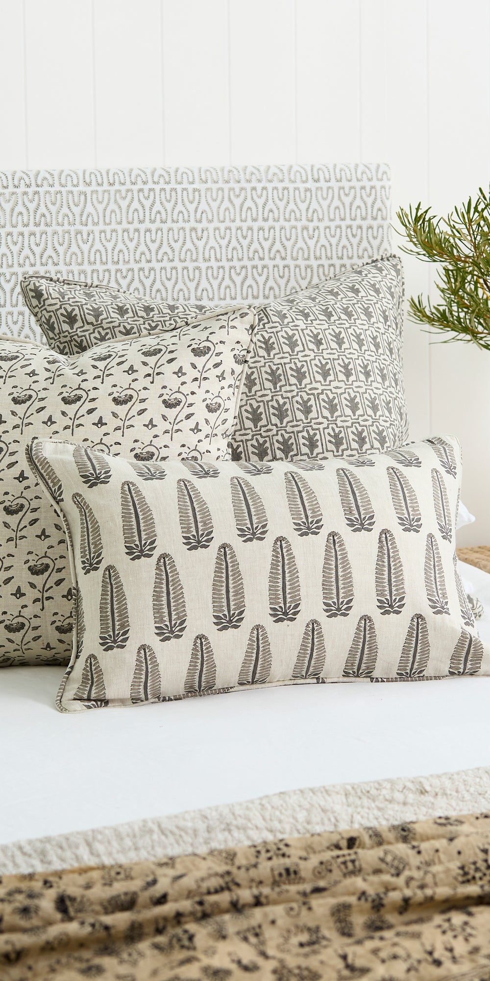 Akola Mud Cushion in - Cushions - Walter G Australia