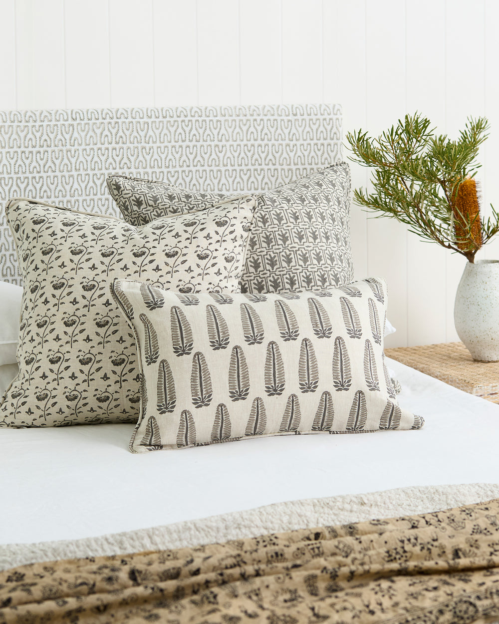 Akola Mud Cushion in - Cushions - Walter G Australia