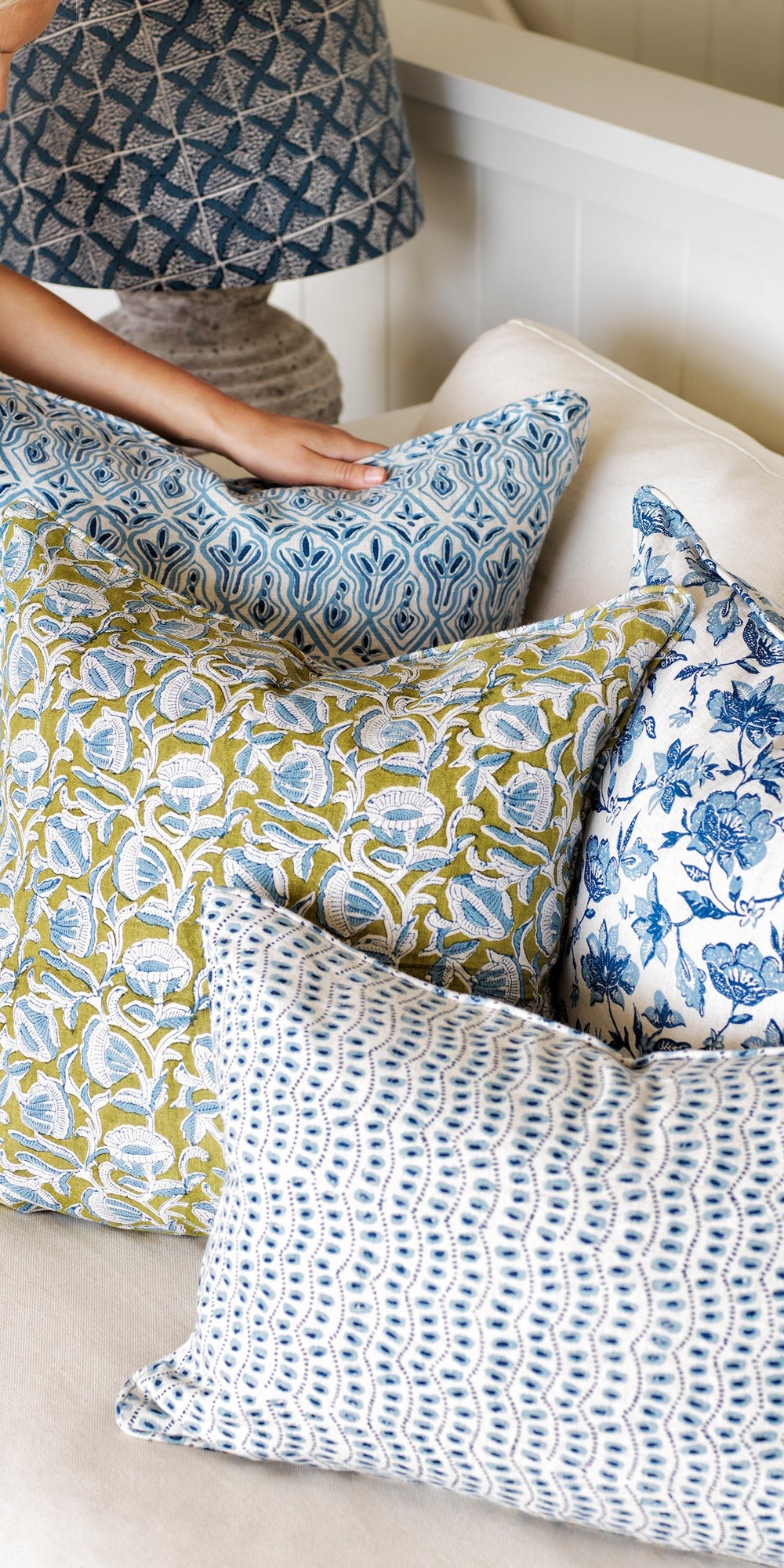 Praiano Riviera Cushion