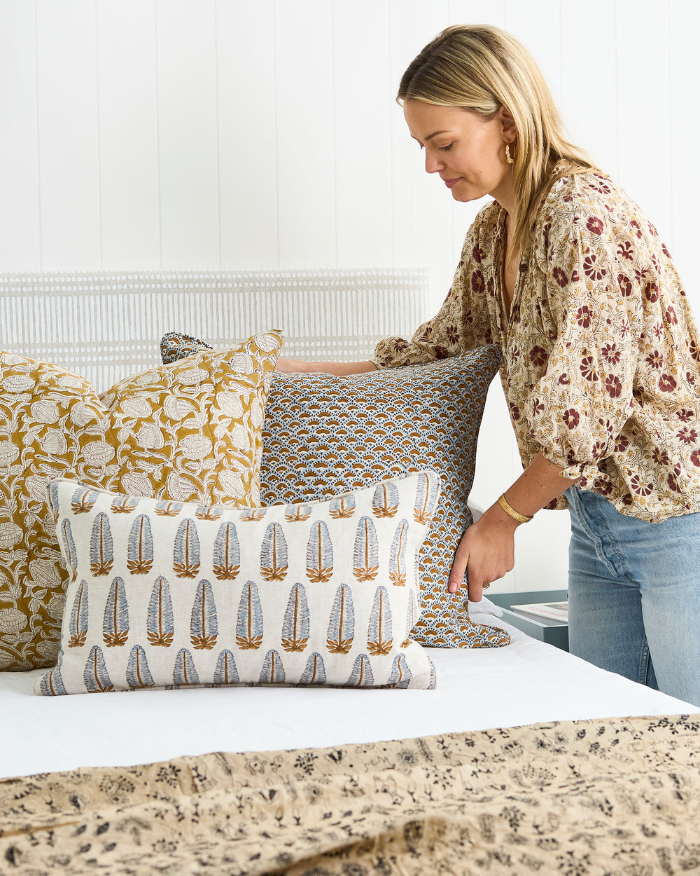 Marbella Saffron Cushion