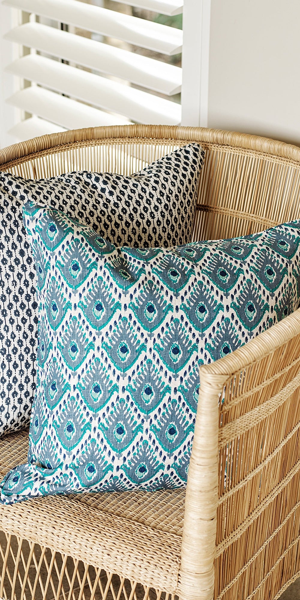 Siam Indian Teal Cushion in - Cushions - Walter G Australia
