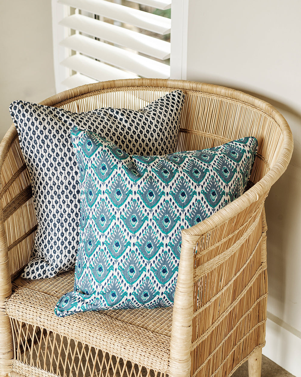 Siam Indian Teal Cushion in - Cushions - Walter G Australia